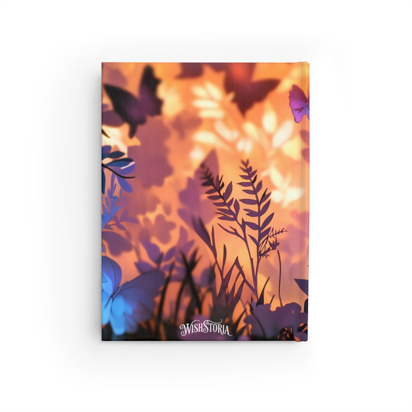 Fluttering Garden - Mini Hardcover Journal   Fluttering Garden - Mini Hardcover Journal Wishstoria