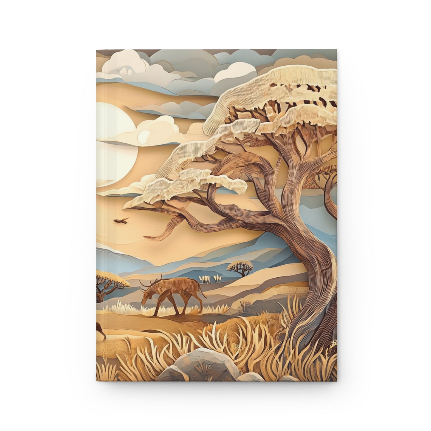 Morning African Landscape - Standard Hardcover Journal   Morning African Landscape - Standard Hardcover Journal Wishstoria