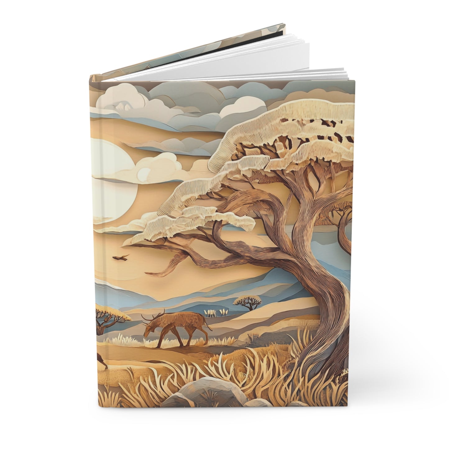 Morning African Landscape - Standard Hardcover Journal   Morning African Landscape - Standard Hardcover Journal Wishstoria