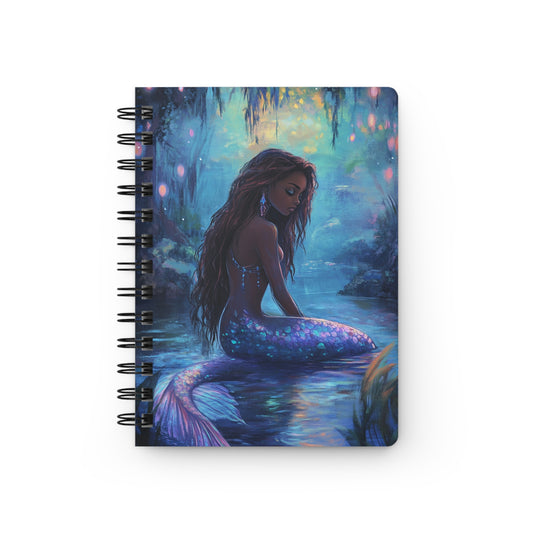 Spiral Bound Journal - Serene Mermaid   Spiral Bound Journal - Serene Mermaid Wishstoria