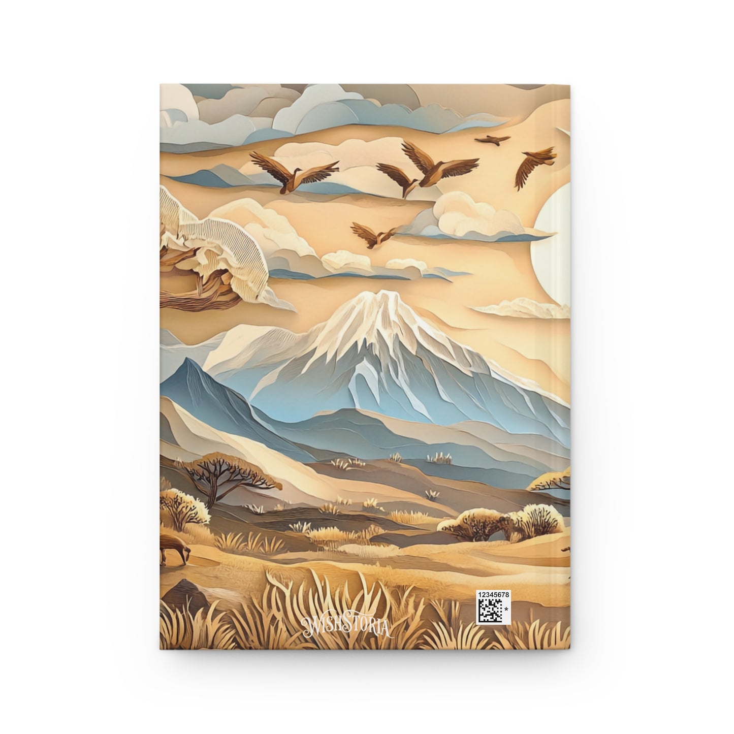 Morning African Landscape - Standard Hardcover Journal   Morning African Landscape - Standard Hardcover Journal Wishstoria