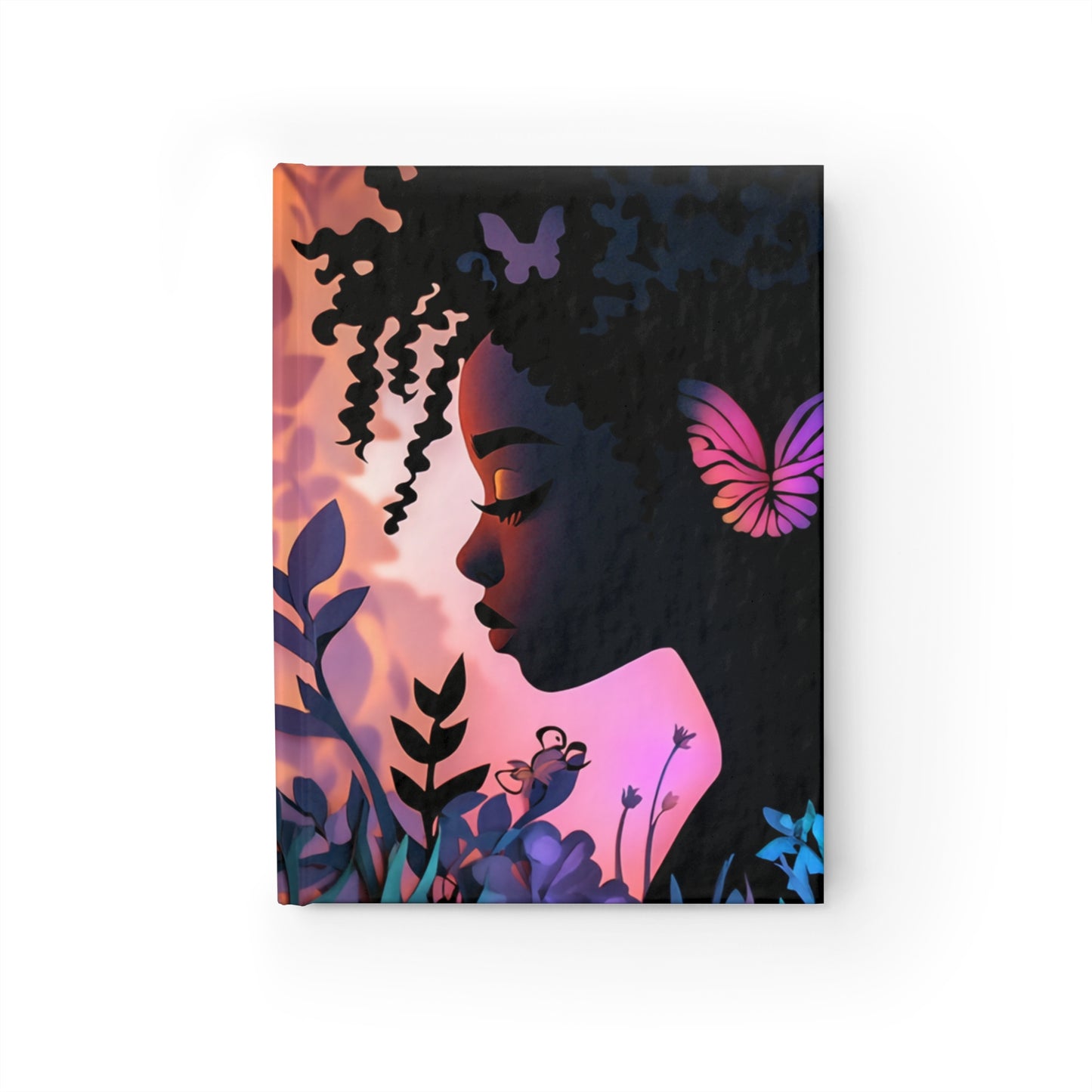 Fluttering Garden - Mini Hardcover Journal   Fluttering Garden - Mini Hardcover Journal Wishstoria