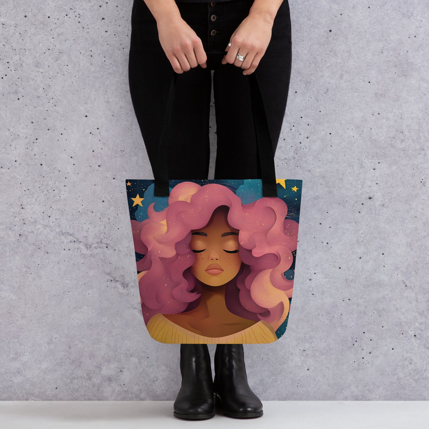 Celestial Fantasy Art Tote Bag 025   Celestial Fantasy Art Tote Bag 025 Wishstoria