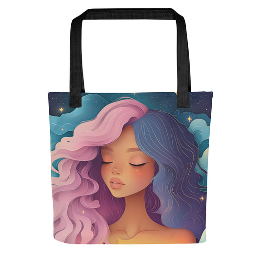 Celestial Fantasy Art Tote Bag 003   Celestial Fantasy Art Tote Bag 003 Wishstoria